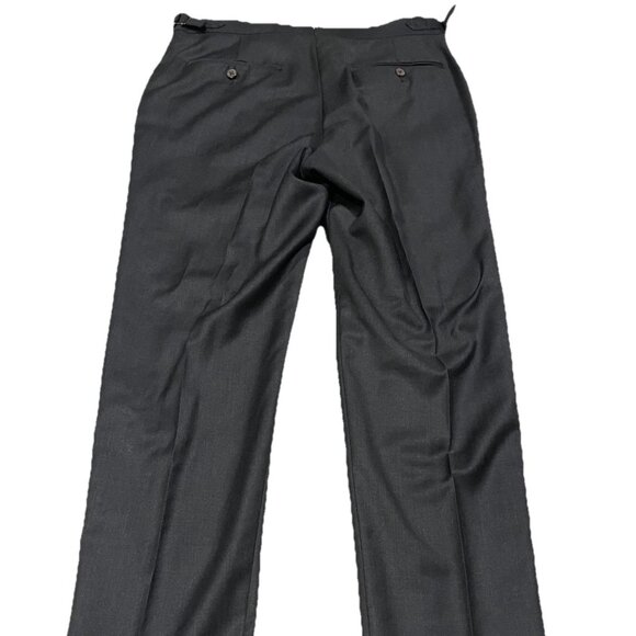 Suitsupply Men's Brescia Dark Grey Wool Dress Pants Trousers 30x30 - Picture 2 of 5